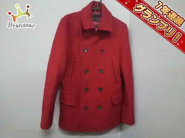 エストネーション コート M メンズ 美品 レッド ESTNATION