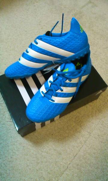 新品 adidas フットウェアシューズ 26cm ACE16.4TF ブルー 箱付