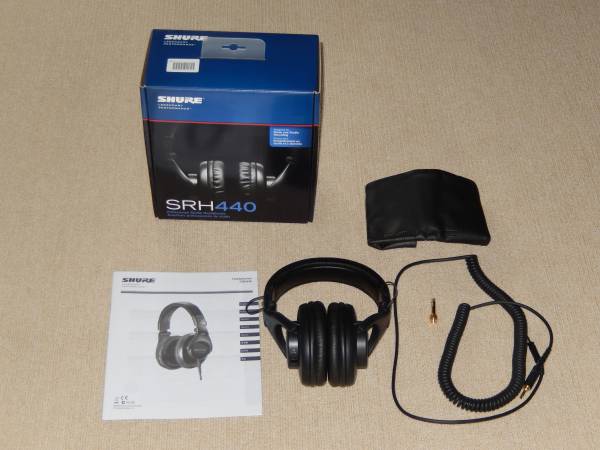 SHURE　ヘッドホン　★SRH440★
