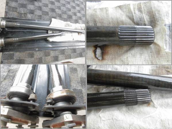 ジムニー jb23 ワンタッチ加工済み バックプレートセット シャフト