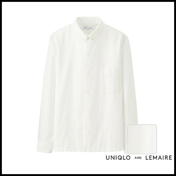 新品 S ユニクロ ルメール オックスフォードシャツ 白 送164円～