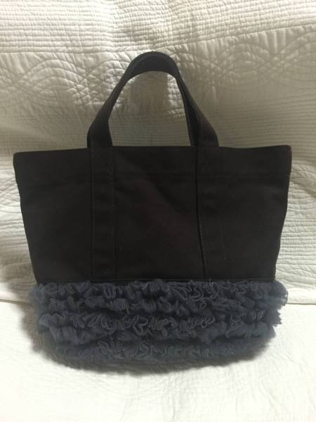 ラドローのチュールトートバッグ☆ブラウングレー