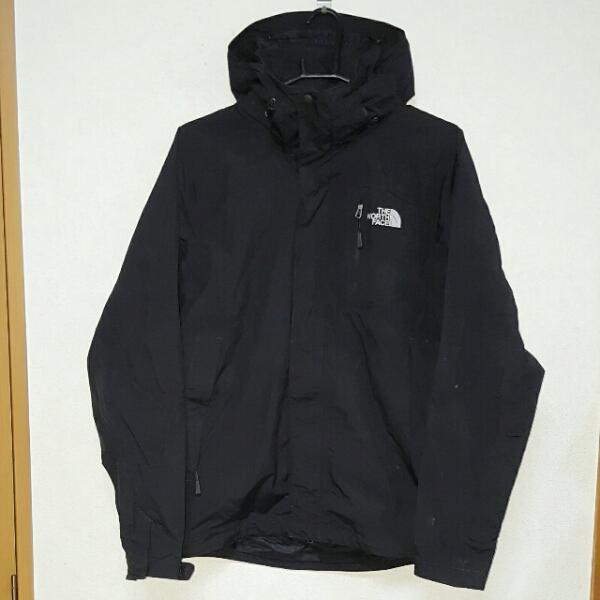 ノースフェイス正規品春物HYVENTナイロンパーカーブラックS