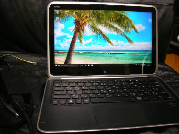 ノートPC Dell XPS12 SSD256GB 8GB Windows10 初期化済