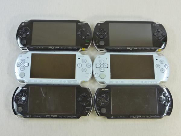 B PSP-1000/2000/3000 本体 6台セット ジャンク品 『』 【公式通販】