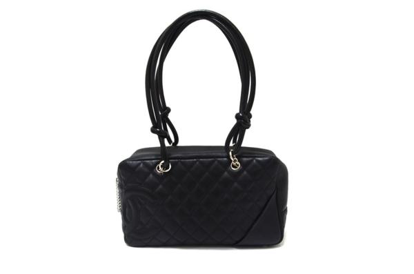 1円～シャネル A25171 カンボンライン ハンドバッグ 黒 31371