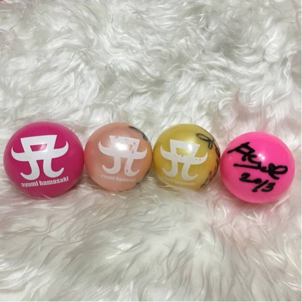 浜崎あゆみ サインボールセット_1