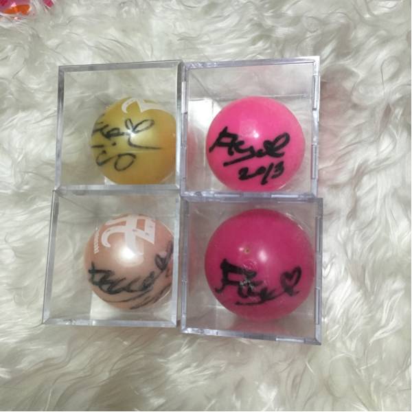 浜崎あゆみ サインボールセット_3