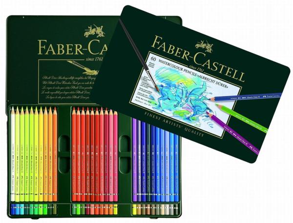 新品1円FABER CASTELL 色鉛筆 アルブレヒトデューラー 60色 水彩 必ず