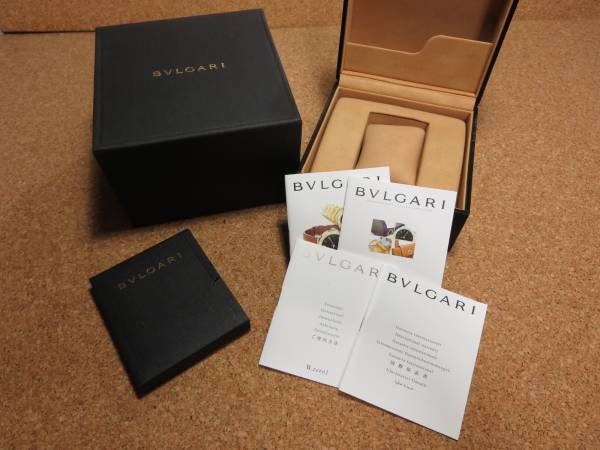 本物★ブルガリ 時計のケース/外箱/説明書★中古品★