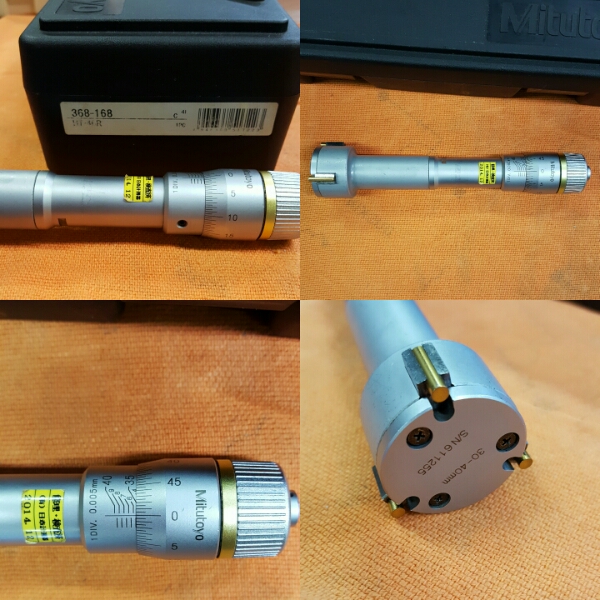 ミツトヨ 368-168 HT-40R ホールテスト 三点式マイクロメーター ミツトヨ 368-168 HT-40R ホールテスト 三点式マイクロメーター