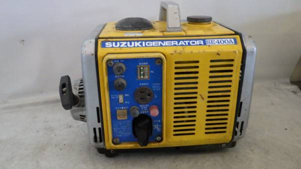 ジャンク SUZUKI GENERATOR SE400A 住まい、インテリア インバーター発電機