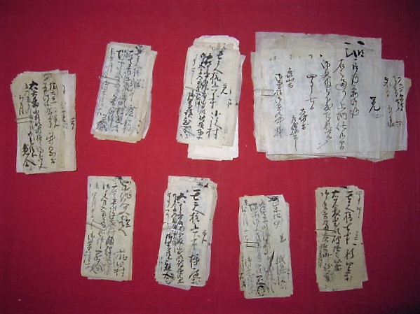 幕末期、津軽大鰐組森山村領　平川決壊普請修復参加覚　約130葉