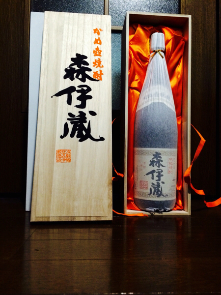 森伊蔵 1升 1800ml 1.8l 化粧箱(桐箱)入 未開封 贈答用 芋焼酎