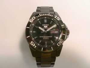 美品！セイコー5 21石7S36-00A0 純正ベルトバックスケルトン！