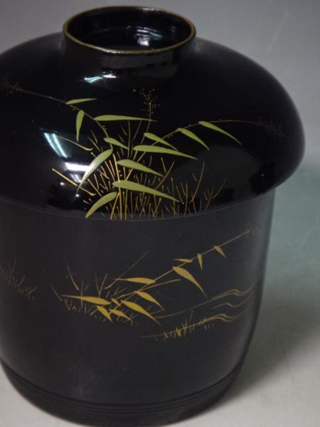 吸物椀 5客 箱付 朱塗鶴蒔絵吸物椀十客 輪島塗 BS765 | 免税
