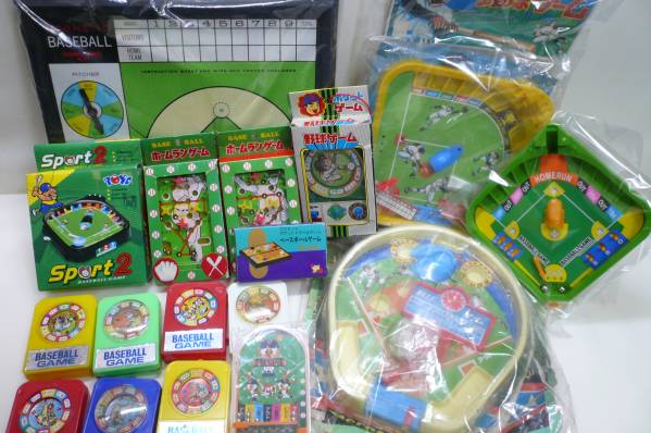 昭和レトロ 駄玩具 野球盤 パチンコ ルーレットゲーム 大量 野球ゲーム 売買されたオークション情報 Yahooの商品情報をアーカイブ公開 オークファン Aucfan Com