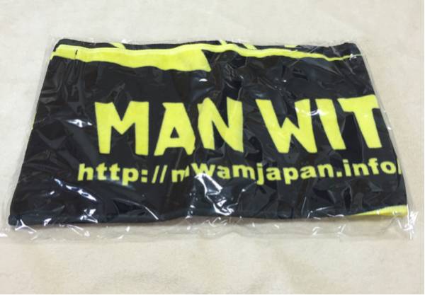 MAN WITH A MISSION MWAM ロゴタオル 黄色×黒