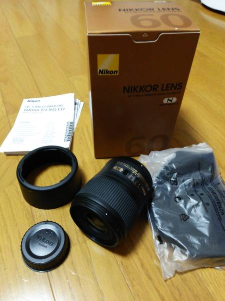 美品 Nikon ニコン DX AF-S Micro NIKKOR 60mm F2.8 G ED