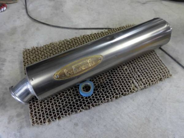 テックサーフチタンサイレンサー難あり/加工用にどうぞ