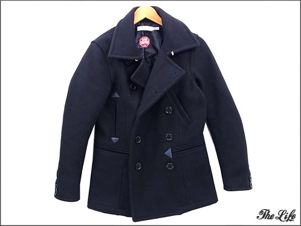 【1円~】nonnative SAILOR COAT メルトンPコート 0 紺