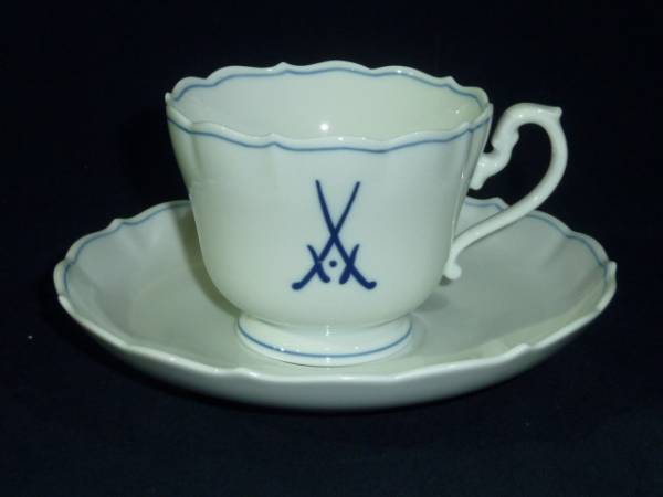 マイセン カップ＆ソーサー 剣マーク ② MEISSEN 剣マーク ペア ティー