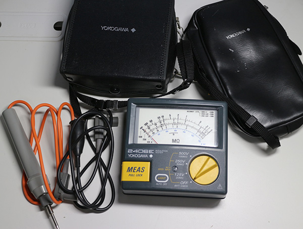 YOKOGAWA アナログ絶縁抵抗計 2406E 中古