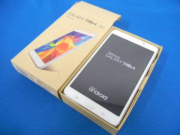 1円～★SoftBank 403SC GALAXY Tab4 ×判定 箱付 ジャンク (9854