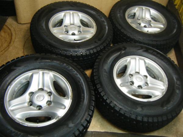 743 トヨタ 純正 プラド 16×7J 6H-139.7 +15 265/70R16 送料込