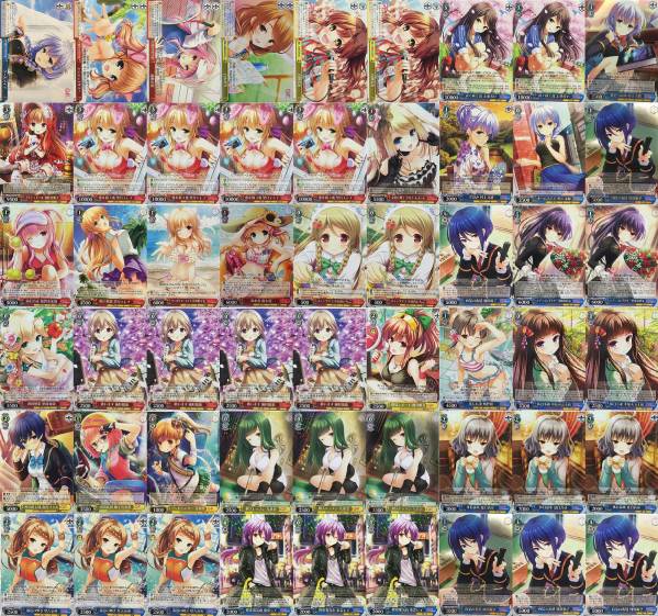 ヴァイス GFガールフレンド（仮）赤青黄色 RR+ SR等デッキパーツ