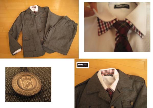 ★超美品★ミチコロンドン★かっこいい男児スーツ★150★卒業式