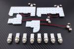 ステップワゴンRK1/2/5/6用 LEDルームランプセット12点 白