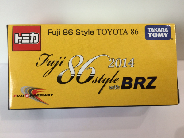 即決 トミカ Fuji 86 Style 限定TOYOTA 86 with BRZ 2014 未開封