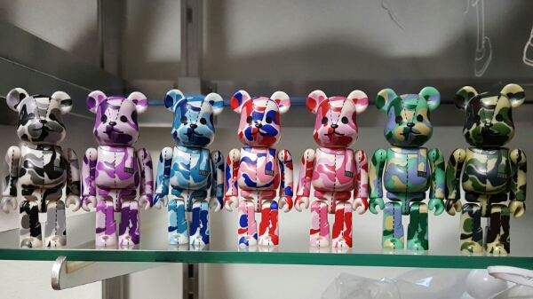 ベアブリック BAPE シリーズ1 7種セット BE@RBRICK APE エイプ