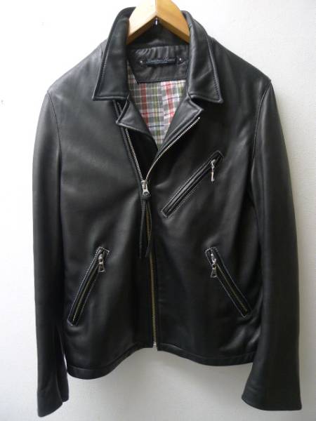 ◆ BEAMS ビームス 上質 ラムレザー　ダブル ライダースM 美品
