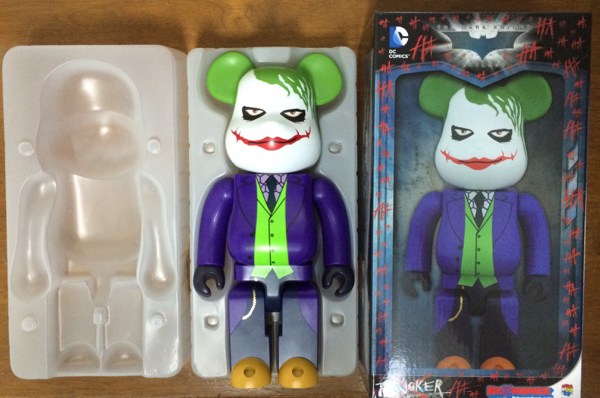 ベアブリック BE@RBRICK ジョーカー JOKER 400%/100%