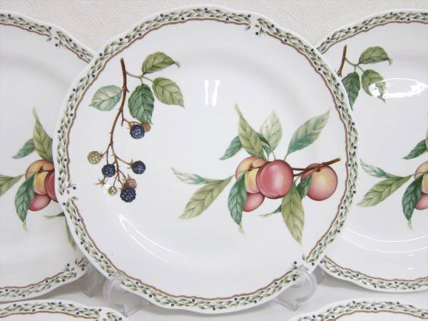 Noritake ROYAL ORCHARD 皿 直径（ 190mm） 無傷 極美 5枚 ノリタケ 