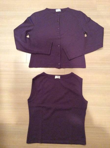 PHILOSOPHY アンサンブルニット イタリアサイズ42 紫
