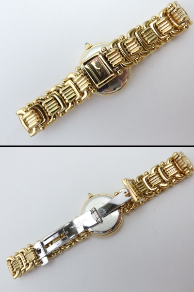 ロンジン レディース クオーツ腕時計 金色 純正 金属BT OO755