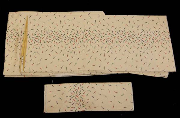 ♪♪高級縮緬正絹小紋　ガード加工/ お誂え仕立済み　１円～