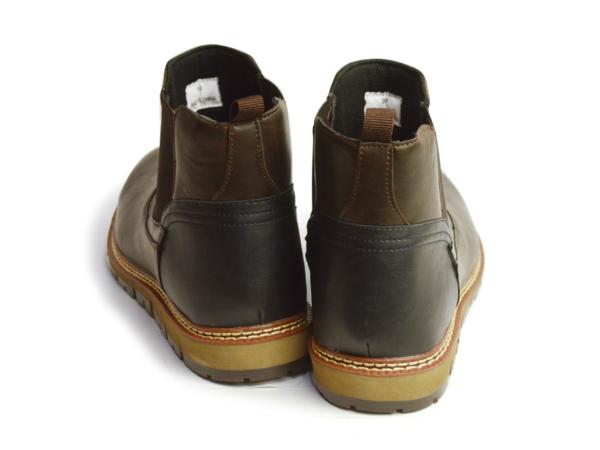 新品【25.5cm】送料無料 ブーツ 防水 サイドゴア 男 エドウィン