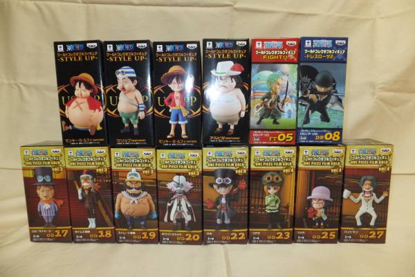 ワンピース　ワールドコレクタブルフィギュア　色々14個