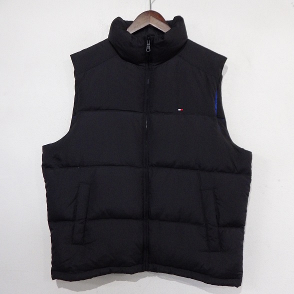 ★TOMMY HILFIGER トミー ヒルフィガー 中綿 ダウンベスト L★