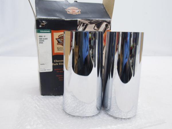 ハーレーFLSTFソフテイルFLSTNフロントフォークカバー