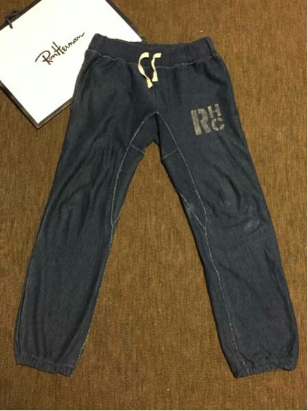 超希少良品！！ ロンハーマン インディゴ スウェット パンツ！S ろ
