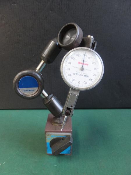 KANETEC　小型 自在式 マグネットベースと0.002ピックテスト