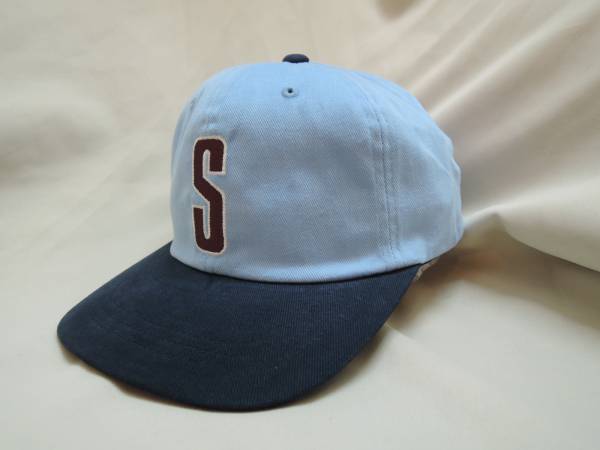 STUSSY ステューシー Vintage S Logo Cap 青 キャップ 最新人気品　送料込