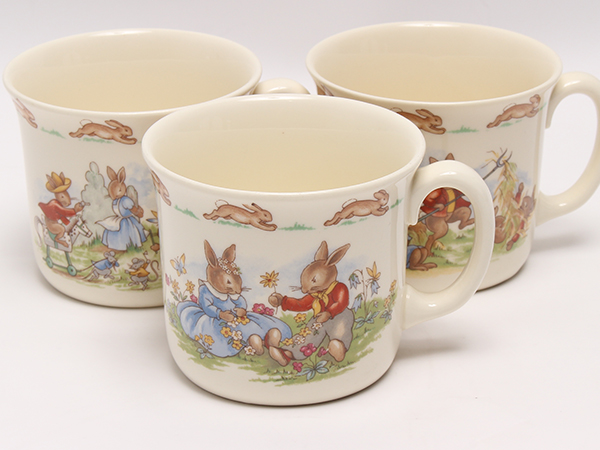 ロイヤルドルトン バニキンズ マグカップ 3客セット ウサギ