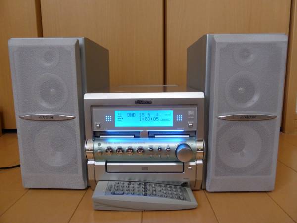 urema CD 5枚セット VICTOR ダブルMD UX-W5 CD/MD/カセットフル整備品即決 【公式通販】