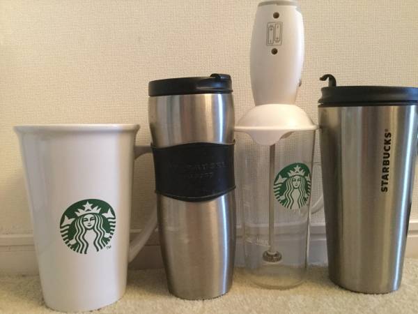 Starbucks　水筒4個セット Starbucks タンブラー など4点セット スタバ タンブラー セット」の
